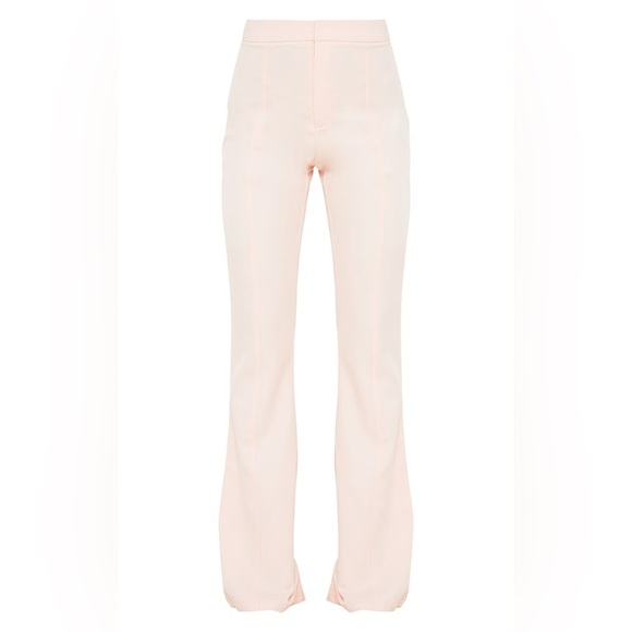 PrettyLittleThing Pale Pink Woven Double Breasted Organza Blazer & Trouser Set 2 - Picture 10 of 10